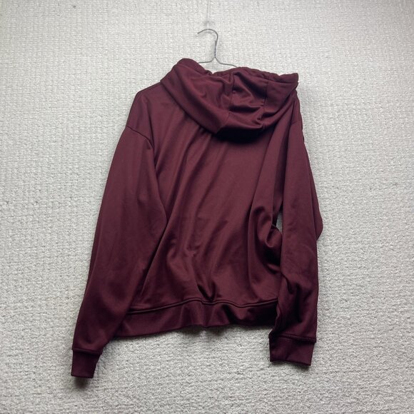 Y2K O'Neill Hoodie Mens Skater Sweatshirt Jacket Burgundy Red Sz L Embroidery - Picture 11 of 11